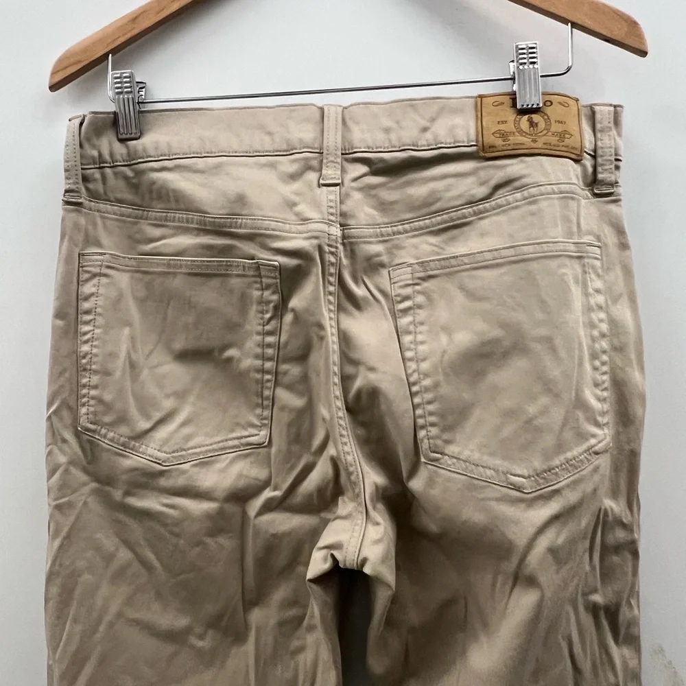 Polo by Ralph Lauren Men's Khaki Straight-Leg Chinos 32/30